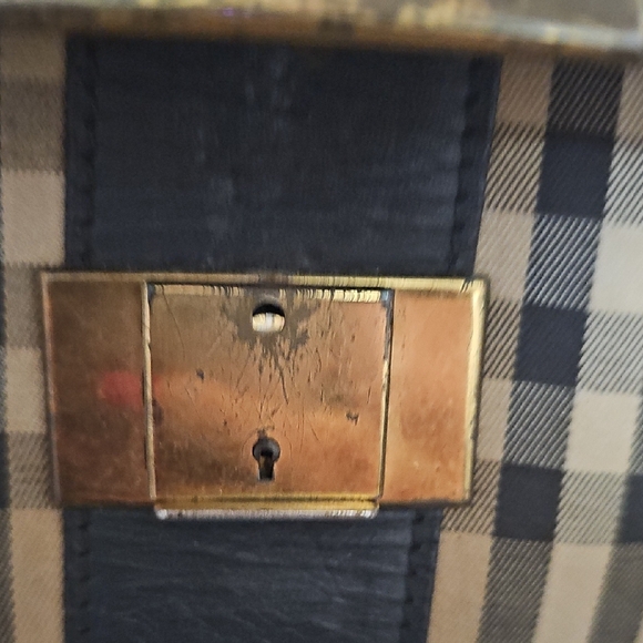 Burberrys Tan and Black Document Bag - Picture 3 of 12